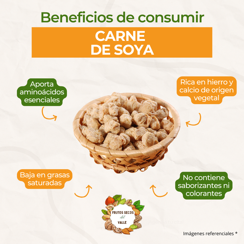 Carne de Soya Color Natural - Imagen 2